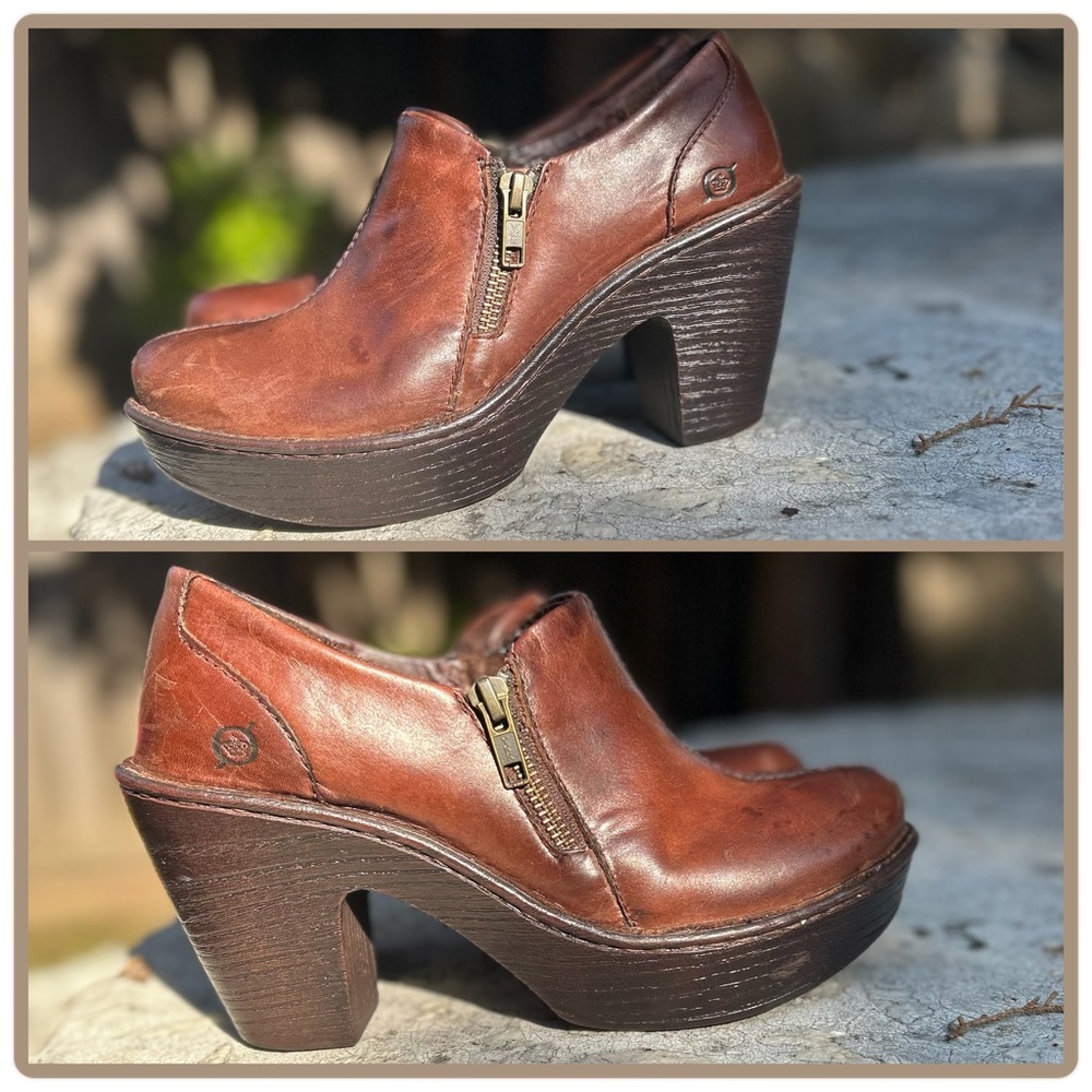 Born Famke platform clog booties - Picture 4 of 6